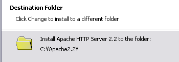 Apacheインストール画面5